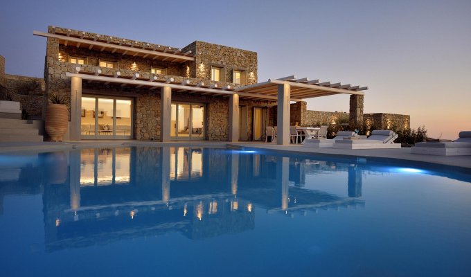 Grece Location Villa Mykonos piscine privée vue mer