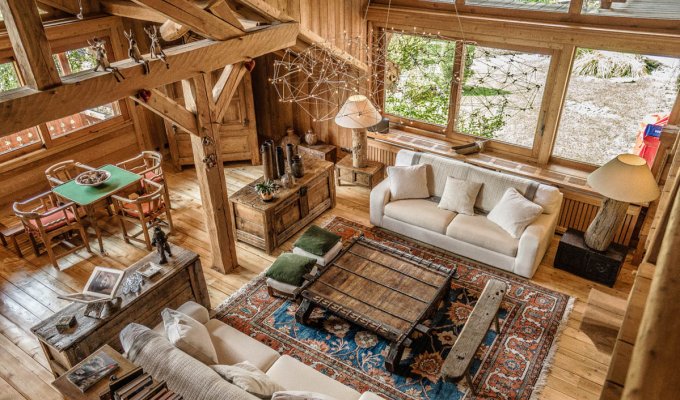 Location Chalet Luxe Serre Chevalier pied des pistes spa services conciergerie