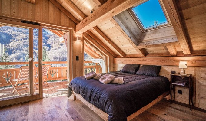 Location Chalet Luxe Serre Chevalier pied des pistes spa services conciergerie