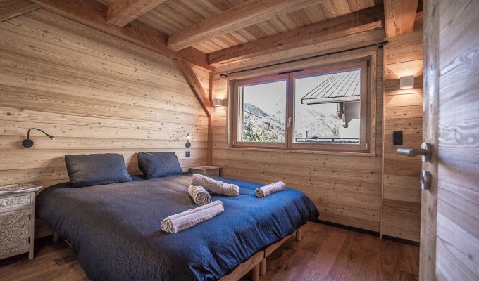 Location Chalet Luxe Serre Chevalier pied des pistes spa services conciergerie