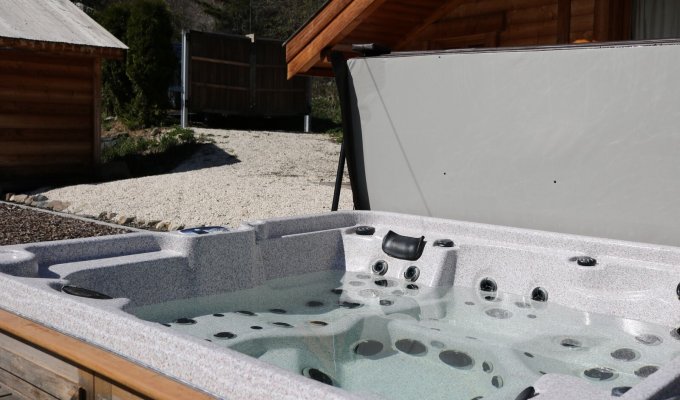 Location Chalet Luxe Serre Chevalier pied des pistes spa services conciergerie