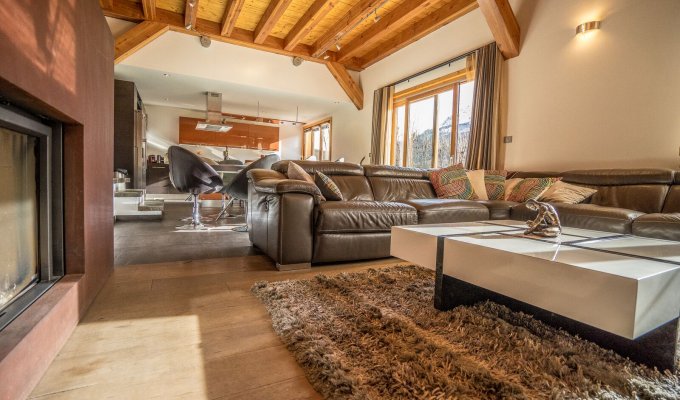 Location Chalet Luxe Serre Chevalier pied des pistes spa services conciergerie