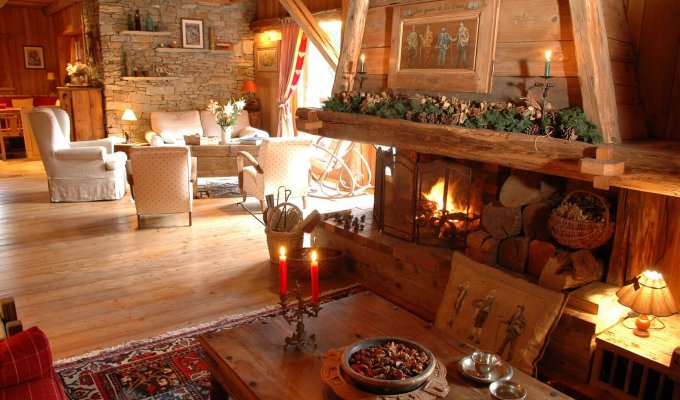 Location Chalet Luxe Serre Chevalier pied des pistes spa services conciergerie