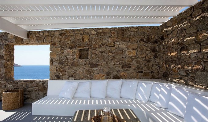 Grece Mykonos Location villa vacances avec piscine privée et à 200m de la plage