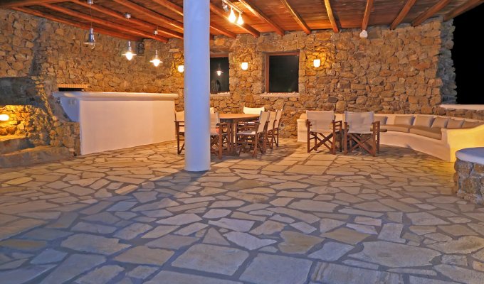 Grece Location Villa Mykonos vue mer avec piscine privée