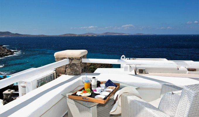 Grece Mykonos Location Villa de luxe avec vue mer et piscine privée