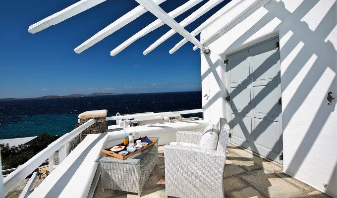 Grece Mykonos Location Villa de luxe avec vue mer et piscine privée