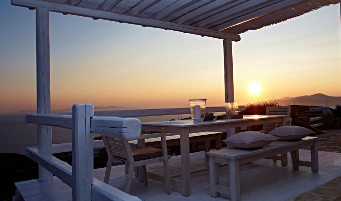 Grece Mykonos Location Villa de luxe avec vue mer et piscine privée