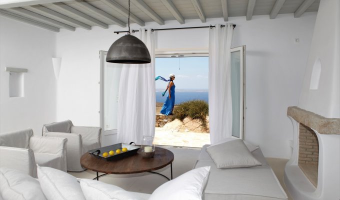 Grece Mykonos Location Villa de luxe avec vue mer et piscine privée