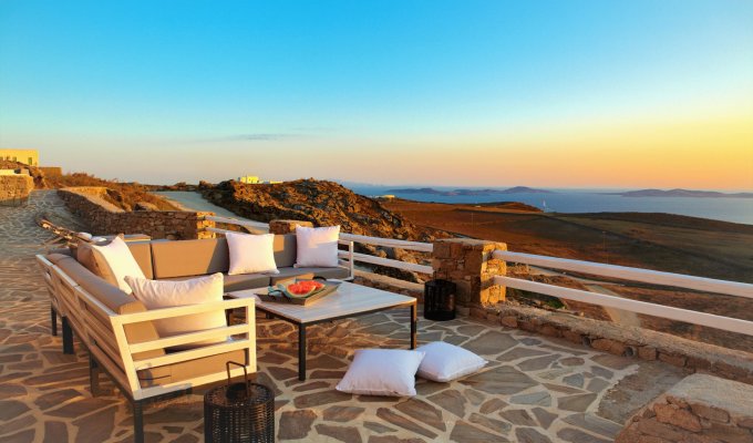 Grece Mykonos Location Villa de Luxe avec vue mer et piscine privée