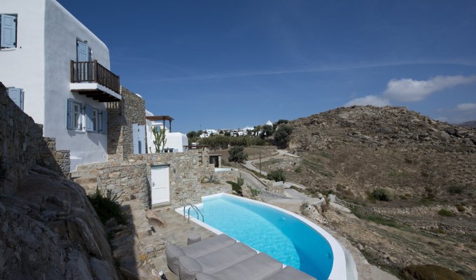 Grece Mykonos Location Villa de Luxe avec vue mer et piscine privée