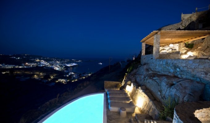 Grece Mykonos Location Villa de Luxe avec vue mer et piscine privée