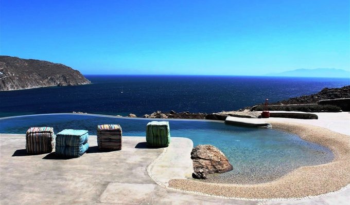 Grece Mykonos Location Villa de Luxe avec vue mer et piscine privée