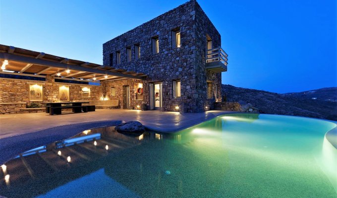 Grece Mykonos Location Villa de Luxe avec vue mer et piscine privée