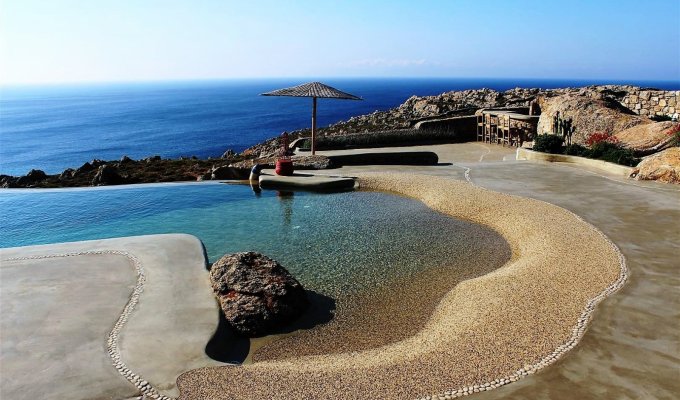 Grece Mykonos Location Villa de Luxe avec vue mer et piscine privée