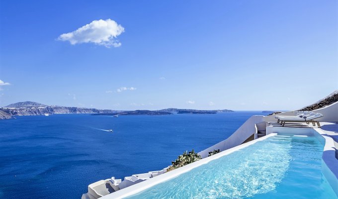 Grece Santorin Location Villa de Luxe avec vue mer et piscine privée