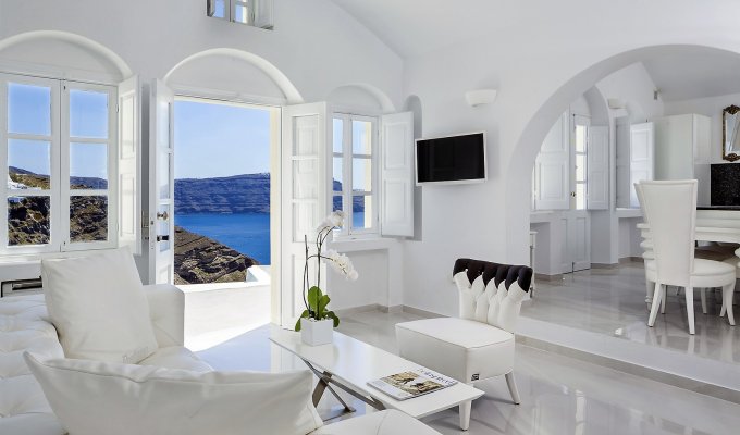 Grece Santorin Location Villa de Luxe avec vue mer et piscine privée