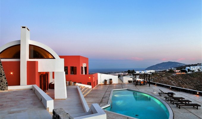 Grece Santorin Location Villa de Luxe avec vue mer et piscine privée