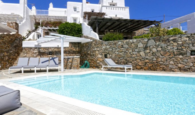 Grece Mykonos Location Villa de luxe avec vue mer et piscine privée