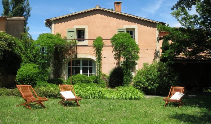 Provence location villa Luberon avec piscine et vue