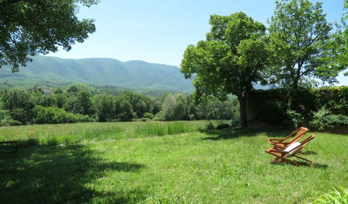 Provence location villa Luberon avec piscine et vue