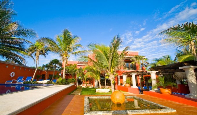 Yucatan - Riviera Maya Location villa de Luxe à Soliman Bay en front de mer avec piscine privée et personnel