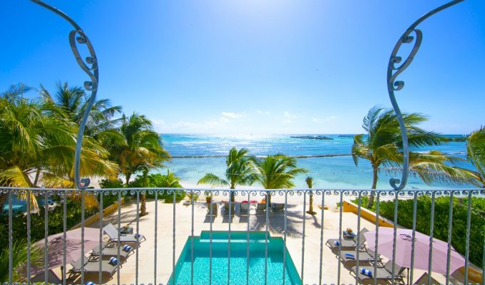 Yucatan - Riviera Maya Location villa de Luxe à Puerto Aventuras en front de mer avec piscine privée et personnel