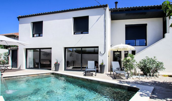 Provence location chambre d'hôtes luxe Luberon avec piscine privee chauffee à Gordes