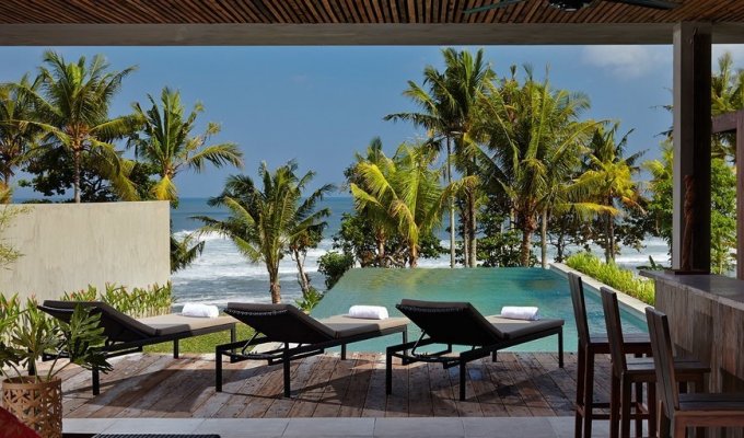Indonesie Bali Location Villa Canggu en bord de mer avec personnel et proche du golf