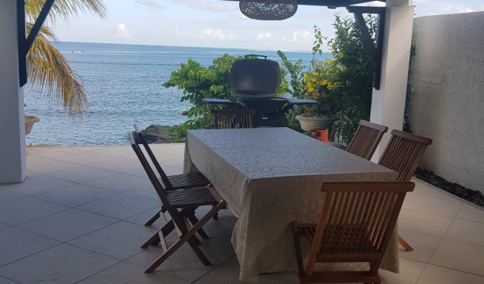 Location Villa Tamarin pieds dans l'eau avec piscine privée et wifi  Ile Maurice 