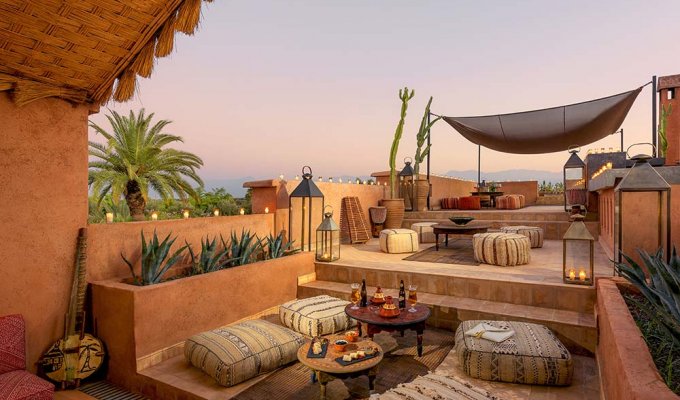 Location villa de Luxe à Marrakech avec une magnifique piscine et Personnel
