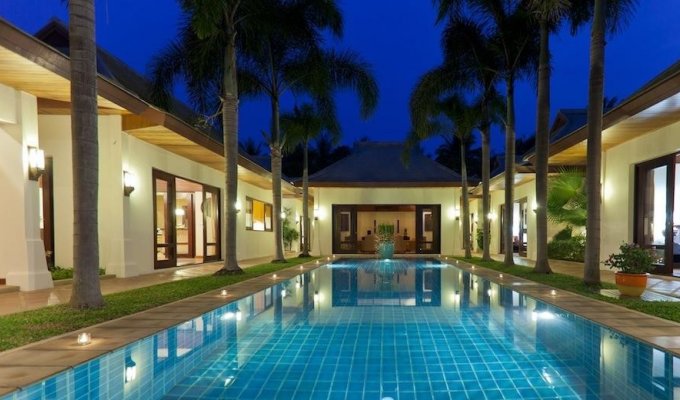 Thailande Location Villa à Koh Samui sur la plage avec piscine privée et Personnel