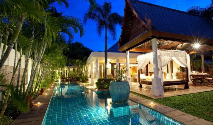 Thailande Location Villa à Koh Samui en front de mer avec piscine privée et Personnel