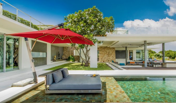 Thailande Location Villa à Koh Samui avec piscine privée, vue sur l'océan et Personnel