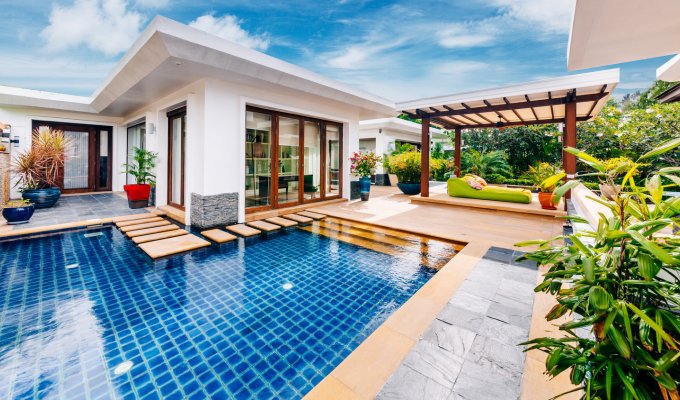 Thailande Location Villa Koh Samui SHA Plus+ en front de mer avec piscine privée et Personnel