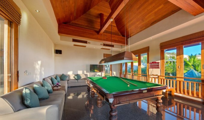 Thailande Location Villa à Koh Samui avec piscine privée, vue sur l'océan et Personnel