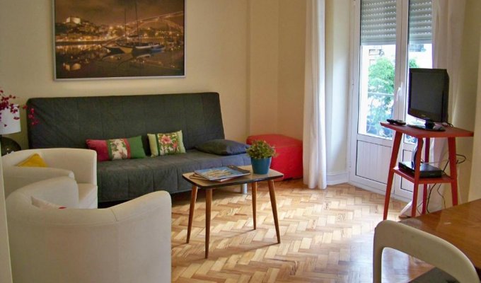 Location Appartement Lisbon Santa Cruz près de Rossio avec balcon