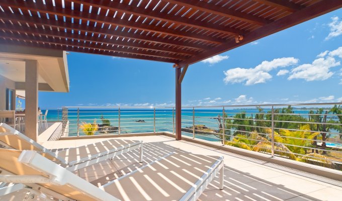 Location Penthouses Ile Maurice à Trou aux Biches avec accès direct à la plage et piscine commune