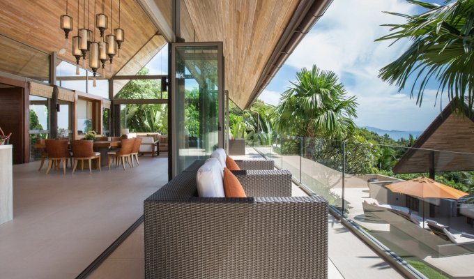 Thailande Location Villa à Koh Samui avec piscine privée et Personnel