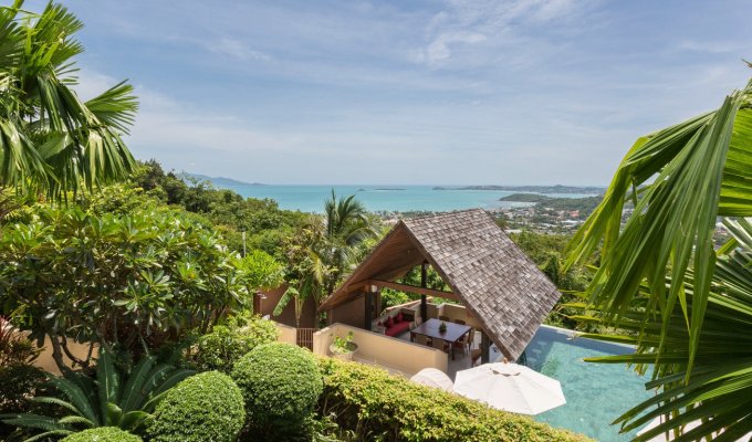 Thailande Location Villa à Koh Samui avec piscine privée et Personnel