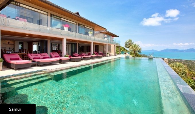 Thailande Location Villa à Koh Samui avec piscine privée et Personnel