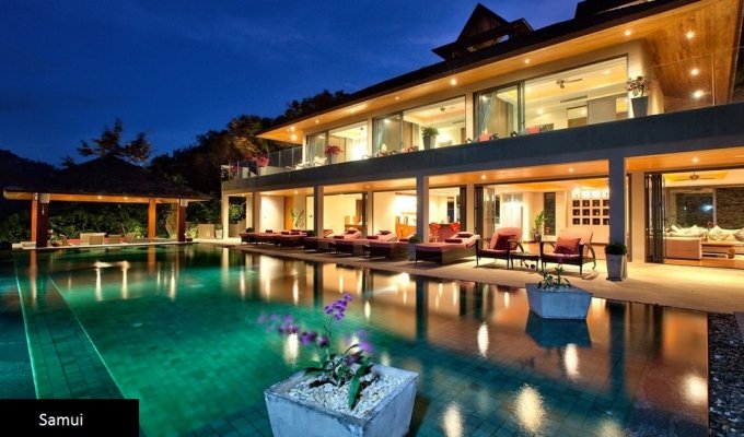 Thailande Location Villa à Koh Samui avec piscine privée et Personnel