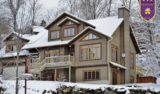 Quebec Stoneham Location Chalet avec vue sur les pistes de ski