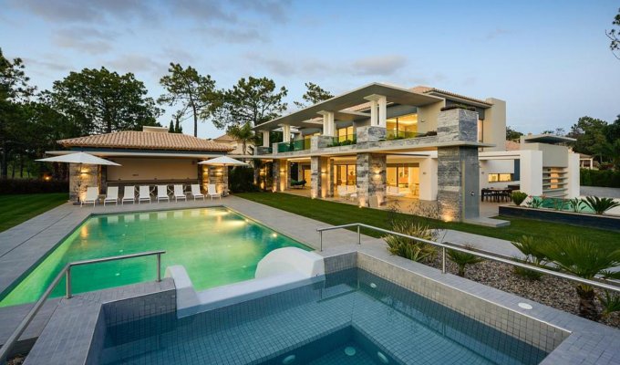 Location Villa Luxe Portugal Quinta do Lago avec piscine chauffée et vue sur le golf, Algarve