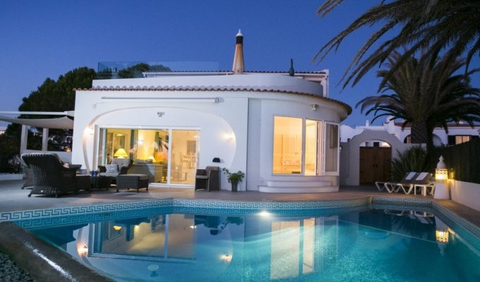 Location Villa Luxe Portugal Vale do Lobo avec piscine à débordement chauffée et vue sur l'océan, Algarve