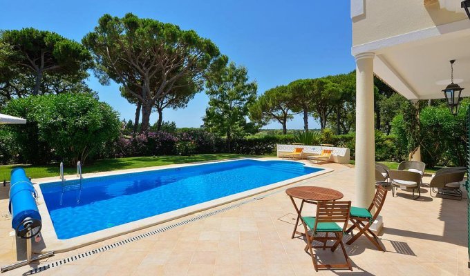 Location Villa Portugal Vale do Lobo sur le golf avec piscine chauffée et proche de la plage, Algarve