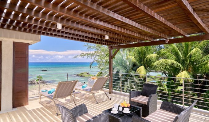 Location Penthouses Ile Maurice à Trou aux Biches avec accès direct à la plage et piscine commune