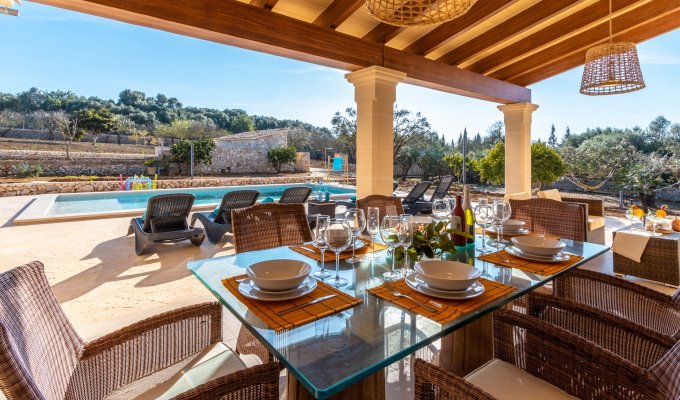 Iles Baleares location Villa luxe Majorque Ariany 8 pers piscine privée 
