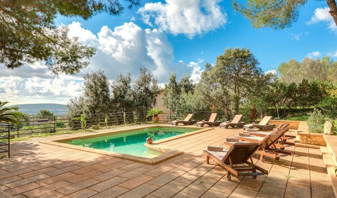 Iles Baleares Location Villa luxe Majorque Alaro Sierra Tramuntana  piscine privée
