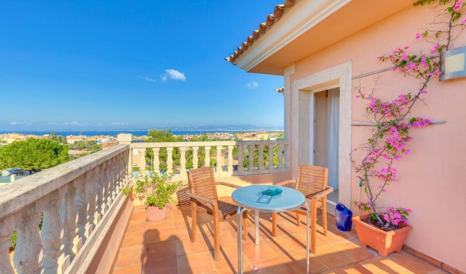 Location villa luxe iles Baleares Palma de Majorque 10 personnes piscine privée vue mer proche plage 